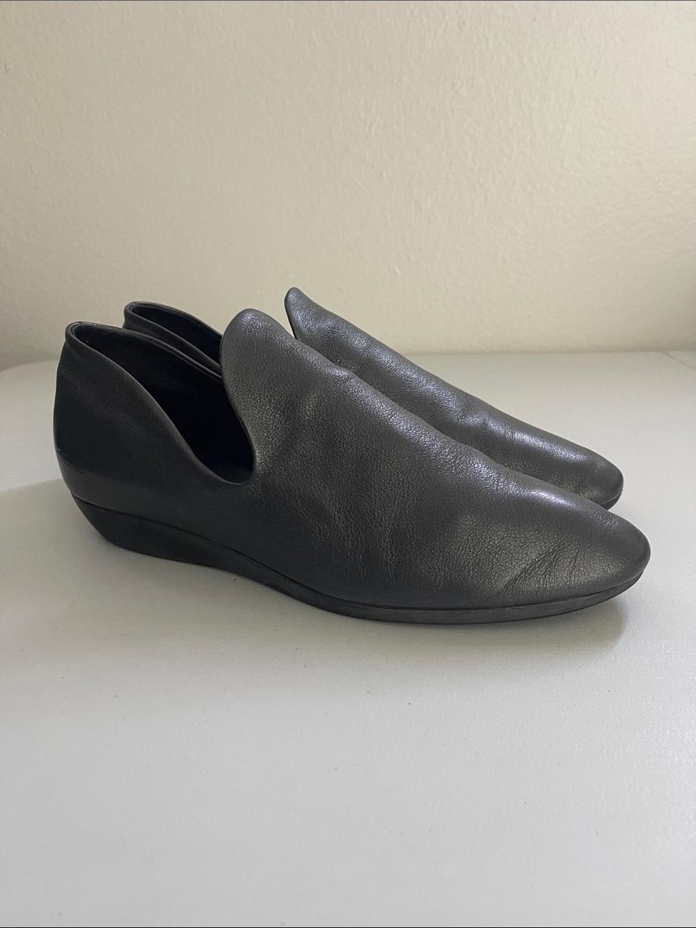 Arche Onyroa Leather Bootie, Black Size EUR 39 US 8
